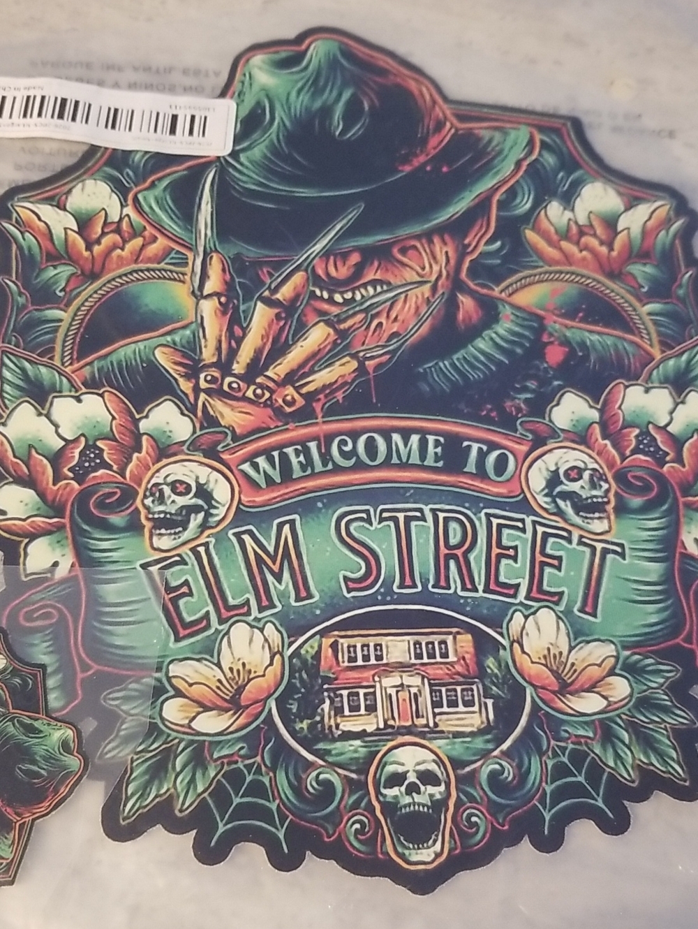 Elm Street Horror Decorative Iron On Decal
